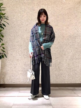 佐藤 彩菜さん(レディース・168cm)の秋コーディネート