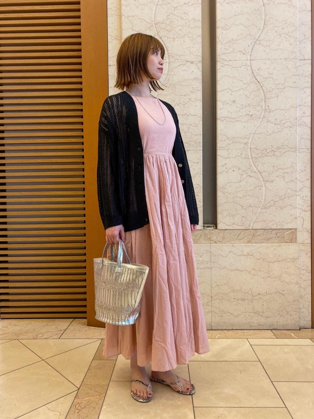 【1】MARIHA ワンピース　ピンク MARIHA - MARIHA マリハ ワンピース S ピンク 【古着】【中古