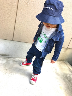 にあさん(キッズ・100cm)の春コーディネート