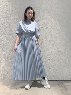 「Lui's（ルイス）のアイテム（ワンピース/ドレス）」を使った、Mikiさん（レディース・158cm）の夏コーディネート