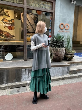 Mikiさん（レディース・158cm）の春コーディネート