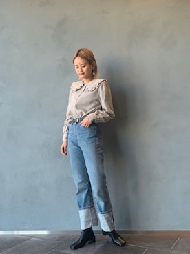Mikiさん（レディース・158cm）の冬コーディネート