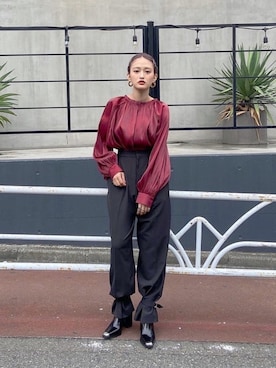 Mikiさん（レディース・158cm）の秋コーディネート