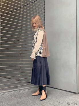 「ラブアンドピース2020」｜Mikiさん（レディース・158cm）の秋コーディネート