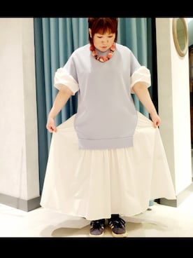 「Cepica（セピカ）のアイテム（ワンピース/ドレス）」を使った、kumiさん（レディース・150cm）の春コーディネート