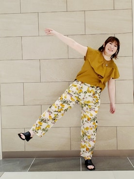 「Cepica（セピカ）のアイテム（サンダル）」を使った、kumiさん（レディース・150cm）の夏コーディネート