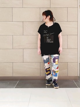 「Cepica（セピカ）のアイテム（パンツ）」を使った、kumiさん（レディース・150cm）の夏コーディネート