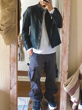 大学生 【相互フォロー】さん(メンズ・166cm)の春コーディネート