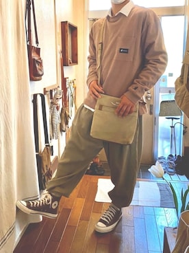 大学生　【相互フォロー】さん（メンズ・165cm）の春コーディネート