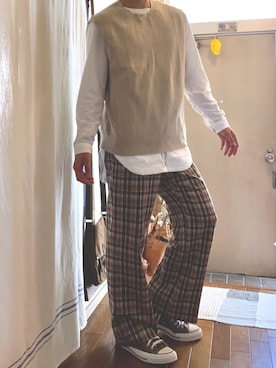 大学生　【相互フォロー】さん（メンズ・165cm）の春コーディネート