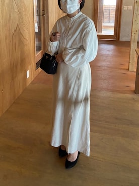 「UNIQLO U」｜まるめがねさん（レディース・150cm）の春コーディネート