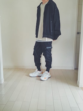 「Herden（ハーデン）のアイテム（その他アウター）」を使った、ebitさん（メンズ・175cm）の春コーディネート
