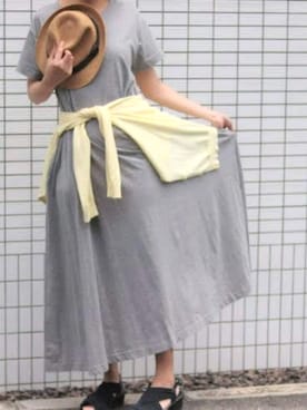 「YEVS（イーブス）のアイテム（帽子）」を使った、saintiaさん（レディース・165cm）の秋コーディネート