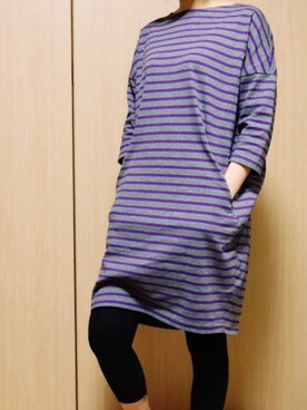 「フォロバ」｜「アイテム（ワンピース/ドレス）」を使った、saintiaさん（レディース・165cm）の秋コーディネート