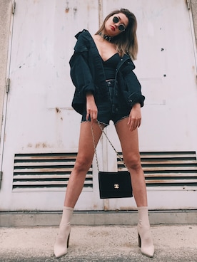 「Tony Bianco（トニービアンコ）のアイテム」を使った、Annaさん（レディース・165cm）の春コーディネート