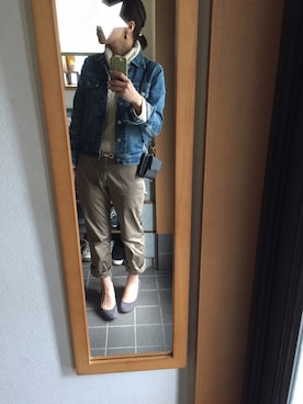「節分」｜「アイテム（その他アウター）」を使った、Hashi☆さん（レディース・158cm）の冬コーディネート