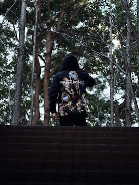 「RIPNDIP（リップンディップ）のアイテム（ジャケット/アウター）」を使った、Ryoさん（メンズ・172cm）の冬コーディネート