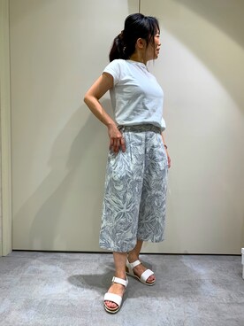 「HIMIKO On Bleue（ヒミコオンブルー）のアイテム」を使った、himiko_officialさん（レディース・162cm）の夏コーディネート