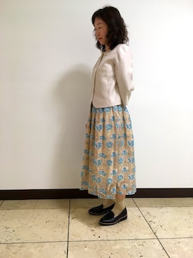 「HIMIKO On Bleue（ヒミコオンブルー）のアイテム」を使った、himiko_officialさん（レディース・162cm）の夏コーディネート