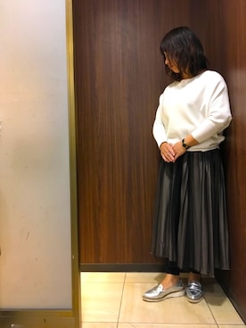 「HIMIKO On Bleue（ヒミコオンブルー）のアイテム」を使った、himiko_officialさん（レディース・162cm）の夏コーディネート