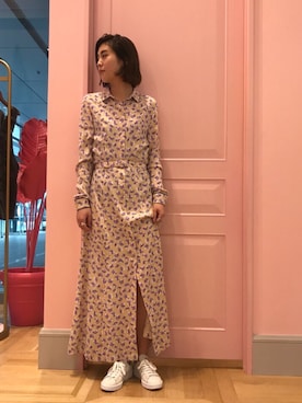 「reefur」｜HARUKA ABEさん（レディース・169cm）の秋コーディネート
