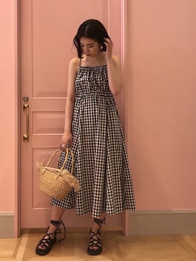 「reefur」｜HARUKA ABEさん（レディース・169cm）の夏コーディネート