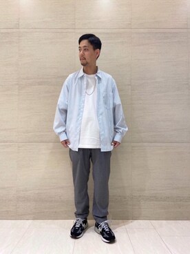 上田　泰史さん（メンズ・175cm）の夏コーディネート