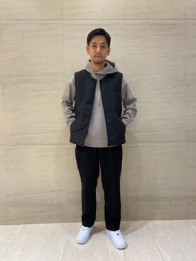 上田　泰史さん（メンズ・175cm）の秋コーディネート