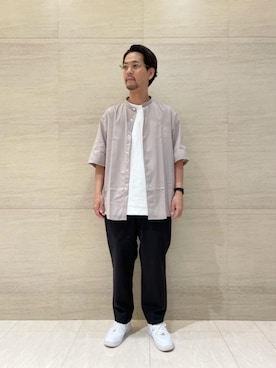 「ベーシック/トラッド」｜上田　泰史さん（メンズ・175cm）の春コーディネート