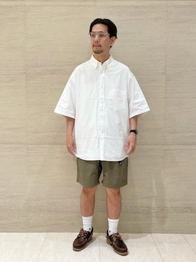 「ベーシック/トラッド」｜上田　泰史さん（メンズ・175cm）の夏コーディネート