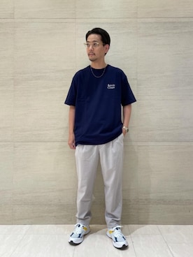 「RECOMMEND  ITEM STYLING」｜「アイテム（腕時計）」を使った、上田　泰史さん（メンズ・175cm）の夏コーディネート