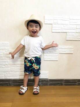 Sotaさん（キッズ・80cm）の夏コーディネート