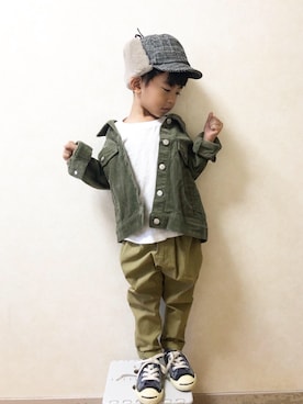 Sotaさん（キッズ・80cm）の秋コーディネート