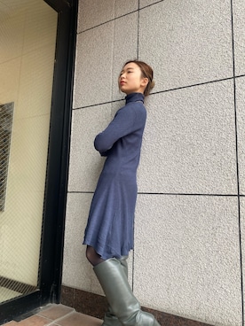 「ZARA（ザラ）のアイテム（ドレス）」を使った、momoesasabeさん（レディース・153cm）の春コーディネート