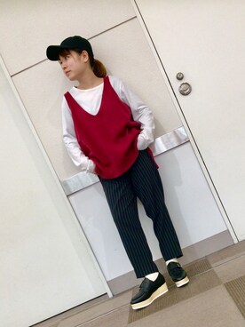 「モンクシューズ」｜ORiental TRaffic大高さん（レディース・160cm）の春コーディネート