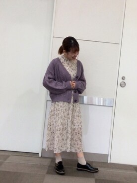 「厚底」｜「アイテム（その他シューズ）」を使った、ORiental TRaffic大高さん（レディース・160cm）の秋コーディネート