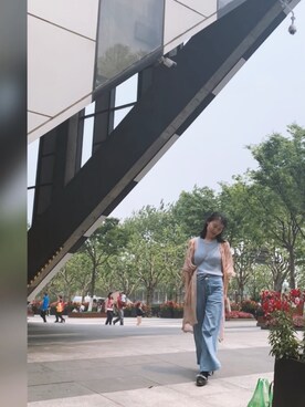 「eight sixty（エイト・シックスティ）のアイテム」を使った、更好的我啊さん（レディース・163cm）の春コーディネート