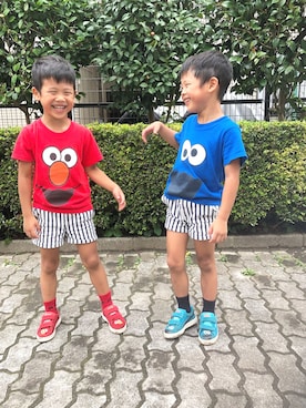 a@k@mさん（キッズ・110cm）の夏コーディネート