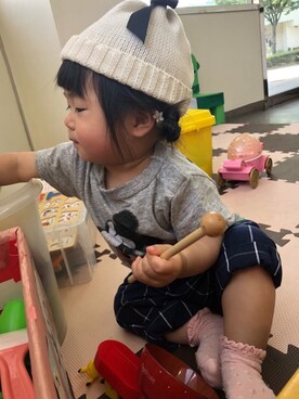 hana87さん（キッズ・70cm）の春コーディネート