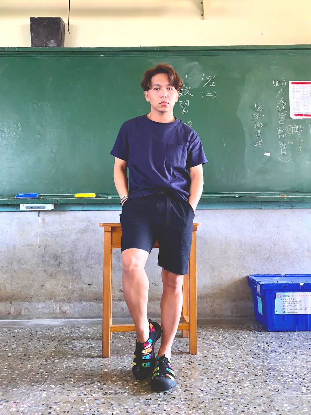 「KEENのアイテム（サンダル、その他）」を使った、liangliu512さん（メンズ・166cm）の春コーディネートの1枚目の写真