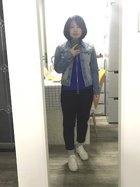 「A（エィス）のアイテム（トップス）」を使った、地坪線上的鱼さん（レディース・152cm）の秋コーディネート