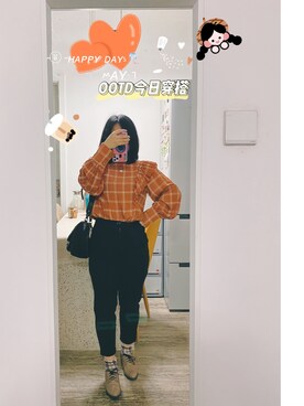 地坪線上的鱼さんのコーディネート