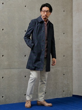 「YANUK（ヤヌーク）のアイテム（パンツ）」を使った、hiroshiさん（メンズ・173cm）の春コーディネート