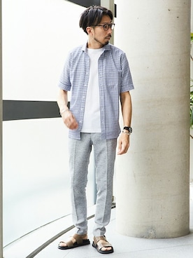 hiroshiさん(メンズ・173cm)の夏コーディネート