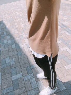 ひこ is wearing RAGEBLUE "セッケツニットクルー/730609"