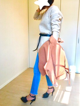 「elegance卑弥呼（エレガンスヒミコ）のアイテム」を使った、☆pikaさん（レディース・167cm）の冬コーディネート
