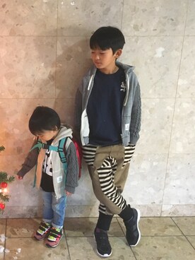 yukiiiiさん（キッズ・90cm）の冬コーディネート