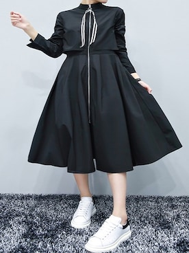 「モダン」｜「アイテム（ワンピース/ドレス）」を使った、liberselectさん（レディース・160cm）の夏コーディネート