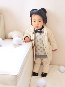 KOA🐨さん（キッズ・80cm）の冬コーディネート