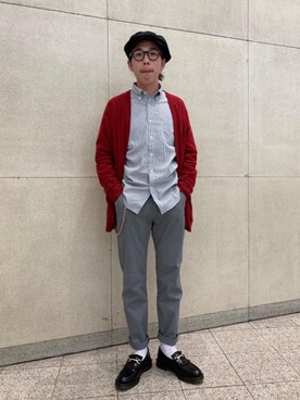 「グリーンレーベルリラクシング」｜AKIRA SAKAGUCHIさん（メンズ・168cm）の夏コーディネート
